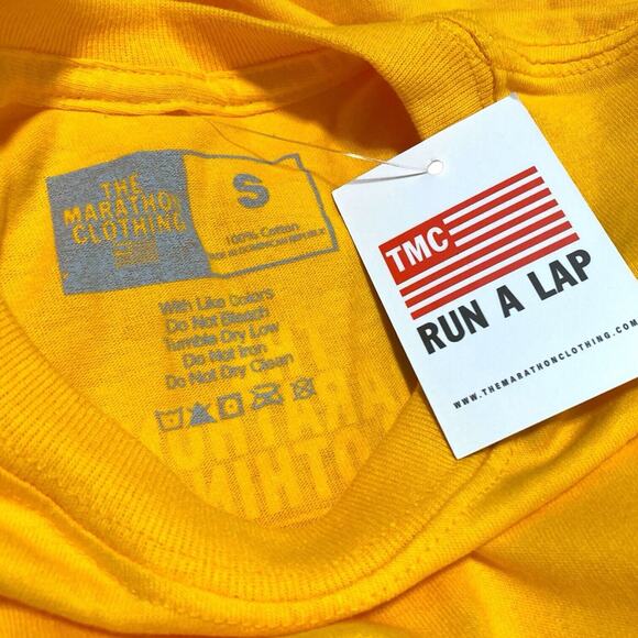 The Marathon Mens Size S Crenshaw Limited Edition Shirt TMC Yellow - Picture 5 of 5